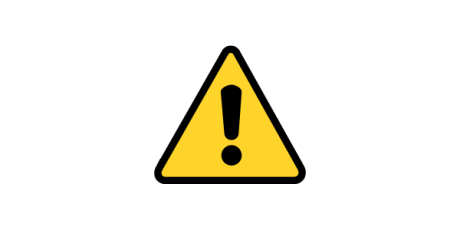 article image - Yellow and Black Simple Minimalist Caution Warning Sign Poster (600 x 300 px)